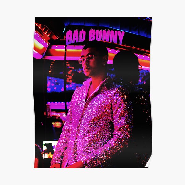 style bad bunny tour 2019 bedakan Poster RB3107 product Offical Bad Bunny Merch