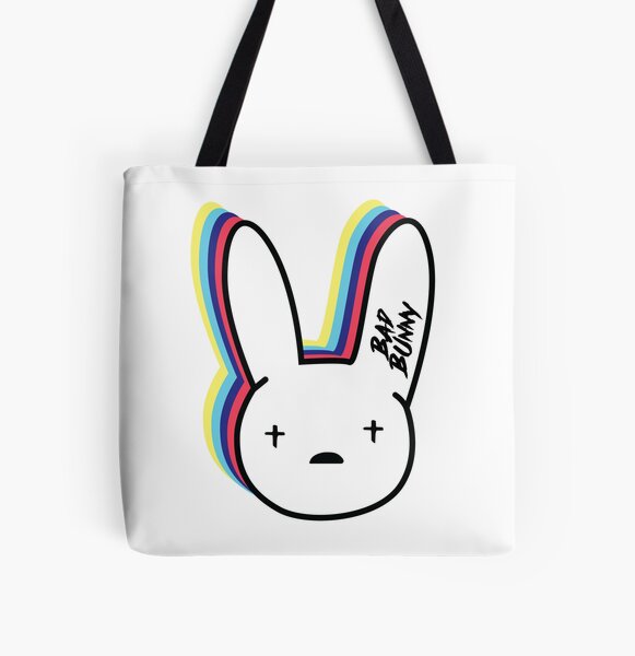 Bad Bunny Logo All Over Print Tote Bag RB3107 product Offical Bad Bunny Merch