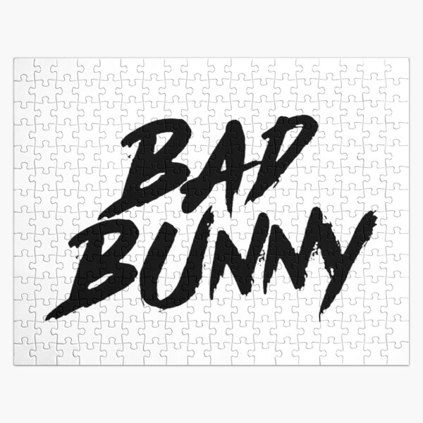 bad bunny font Jigsaw Puzzle RB3107 product Offical Bad Bunny Merch