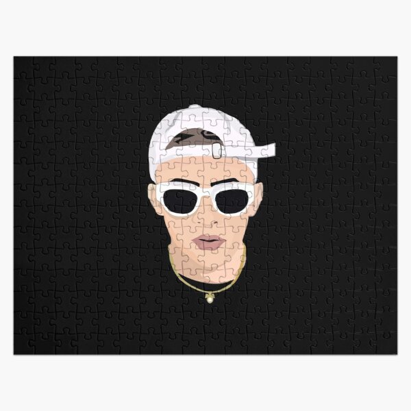 BEST SELLER - Bad Bunny face Merchandise Jigsaw Puzzle RB3107 product Offical Bad Bunny Merch
