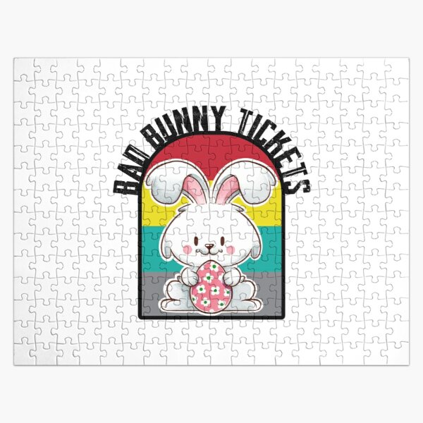 bad bunny tickets Jigsaw Puzzle RB3107 product Offical Bad Bunny Merch
