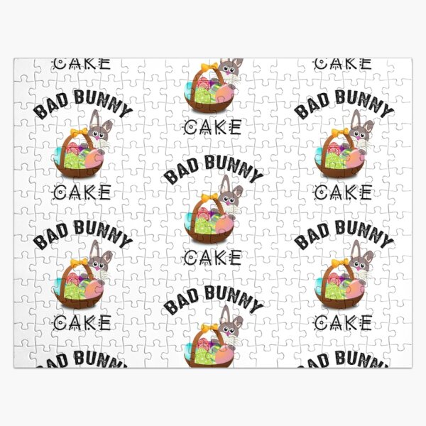 Bad Bunny Cake Jigsaw Puzzle RB3107 product Offical Bad Bunny Merch
