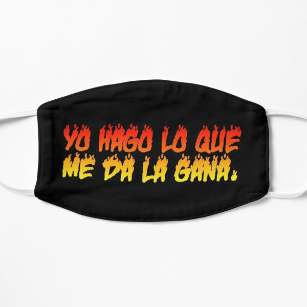 Bad Bunny - Yo Hago Lo Que Me Da La Gana Flat Mask RB3107 product Offical Bad Bunny Merch