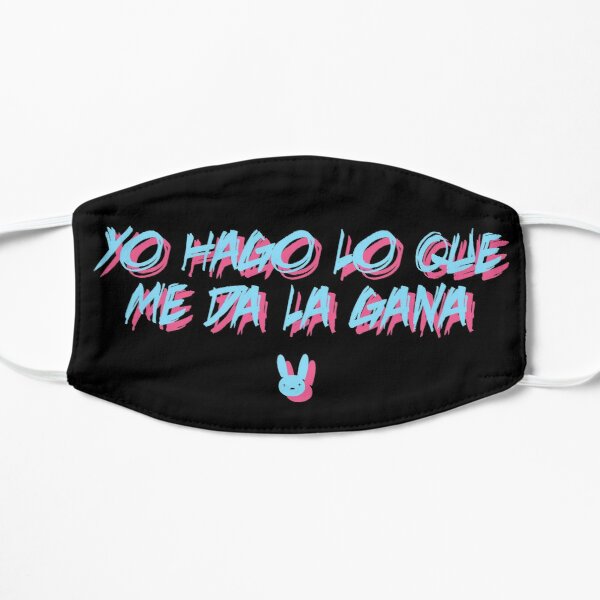 Bad Bunny Flat Mask RB3107 product Offical Bad Bunny Merch