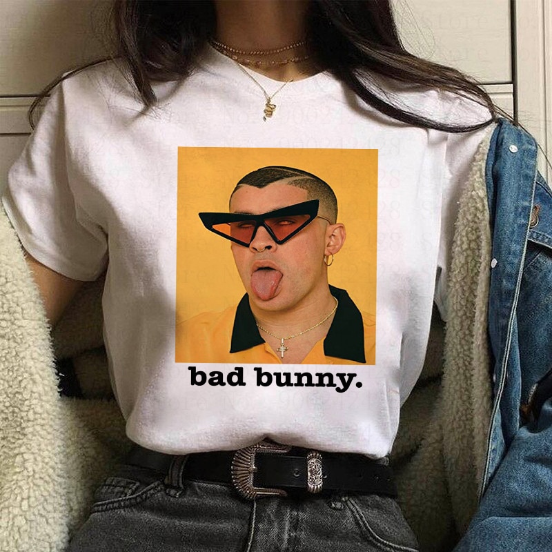 bad bunny face t shirt bbm0108 2812 - Bad Bunny Store