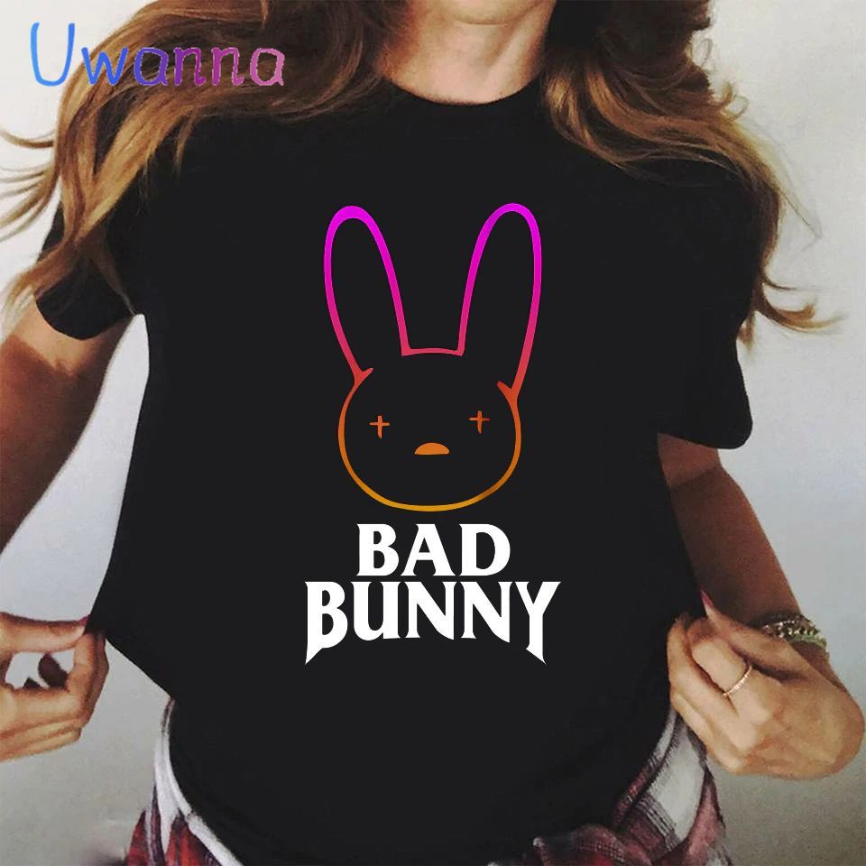 Bad Bunny T-Shirts – Rabit Logo T-Shirt